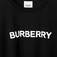 Logo Cotton T-shirt in Black - Men | Burberry® Official