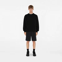 EKD Cotton Shorts in Black - Men | Burberry® Official