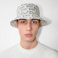 B Cotton Bucket Hat in White - Men | Burberry® Official