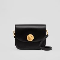 Leather Medium Elizabeth Bag in Black - Women | Burberry® Official