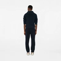 Cashmere Blend Zip Hoodie in Navy - Men | Burberry® Official