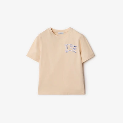 Laces EKD Cotton T-shirt in Calico | Burberry® Official
