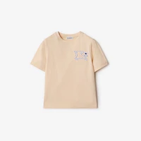 Laces EKD Cotton T-shirt in Calico | Burberry® Official