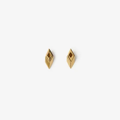 Hollow Stud Earrings in Gold - Women | Burberry® Official
