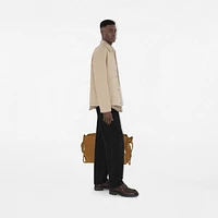 Gabardine Jacket in Fossil - Men | Burberry® Official
