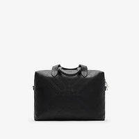 Embossed Check Briefcase in Black - Men | Burberry® Official