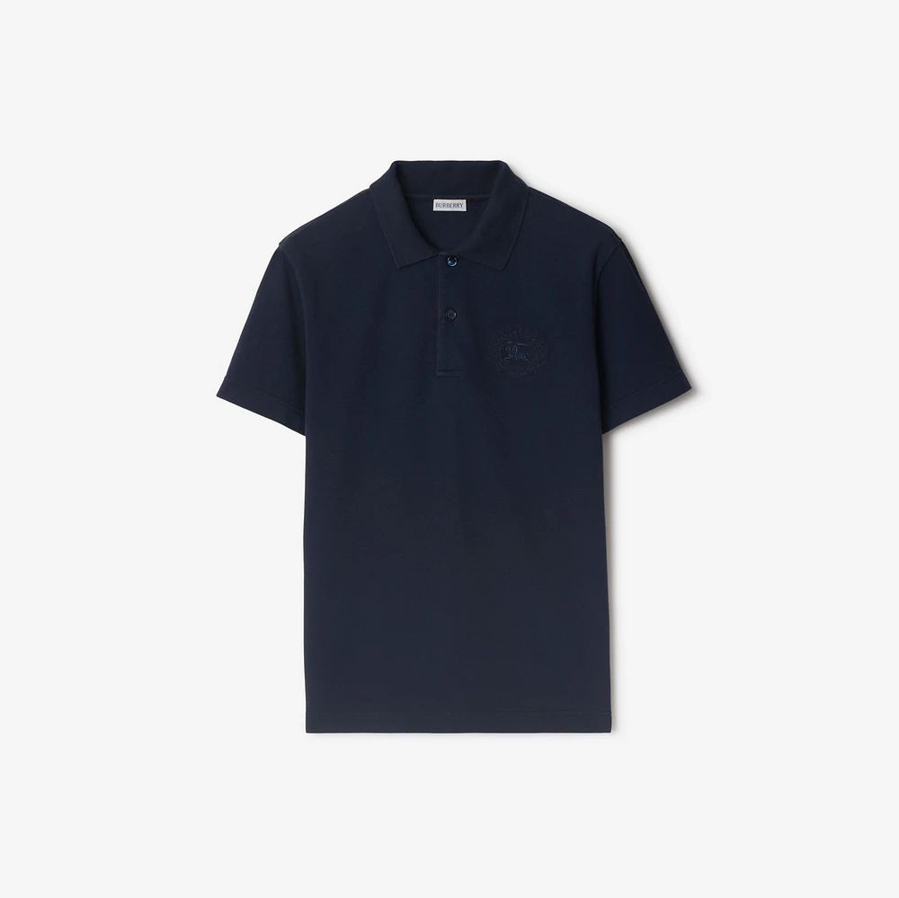 EKD Cotton Polo Shirt in Storm - Men | Burberry® Official