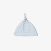 Stretch Cotton Three-piece Baby Gift Set in Bright sky blue - Children | Burberry® Official