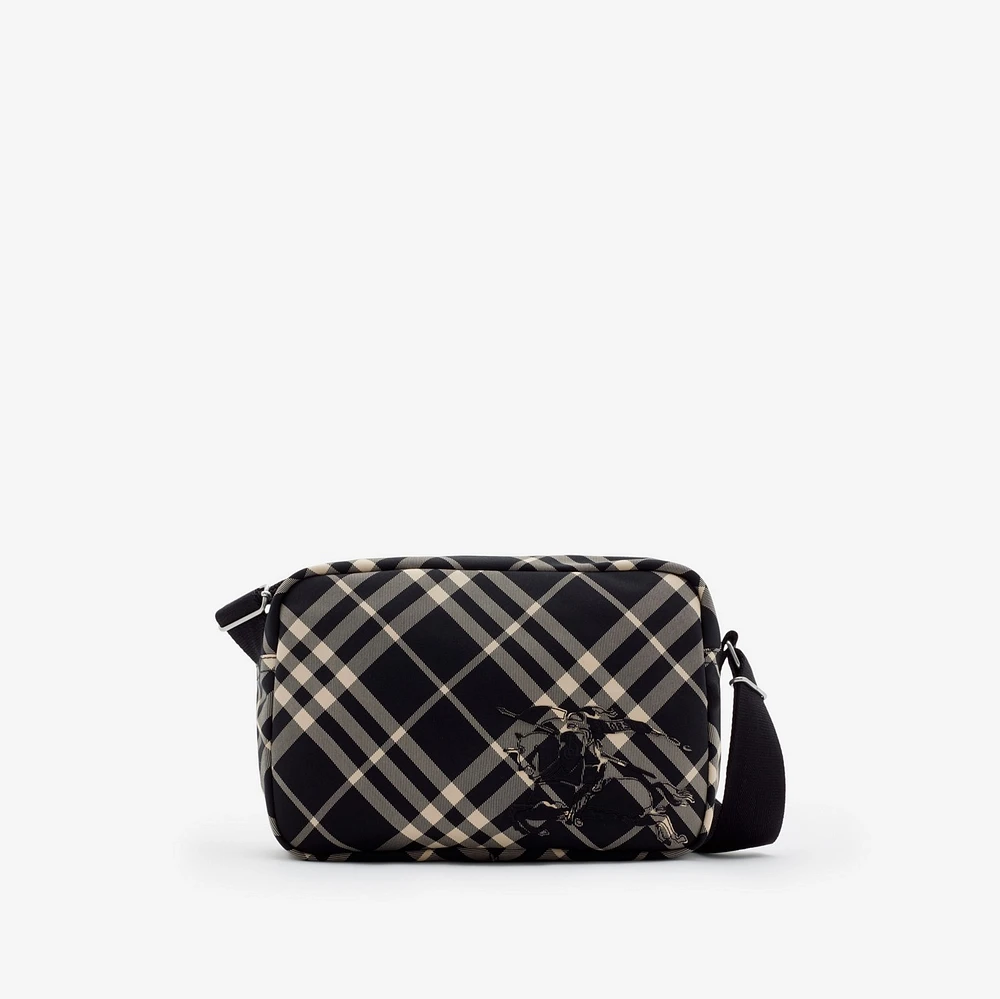 Check Crossbody Bag in Black/calico - Men | Burberry® Official
