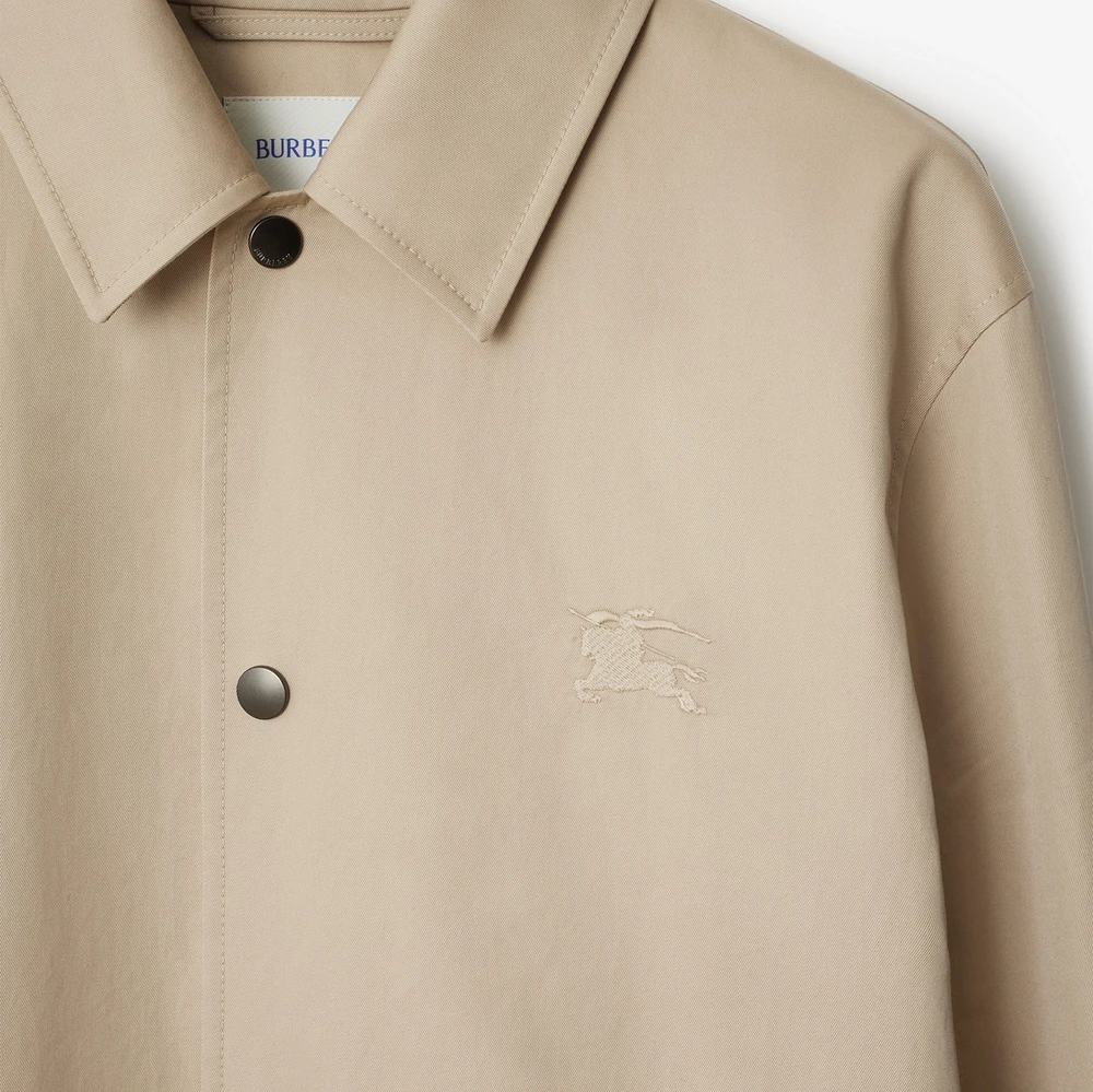 Gabardine Jacket in Fossil - Men | Burberry® Official