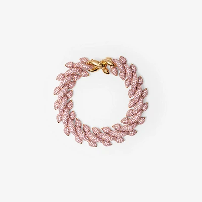 Spear Pavé Chain Bracelet​ in Gold/pink - Women | Burberry® Official