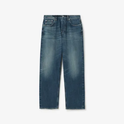 Regular Fit Jeans in Vintage denim - Men, Denim | Burberry® Official