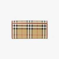 Check Continental Wallet in Archive beige - Women | Burberry® Official