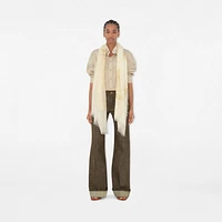 EKD Wool Scarf in Cotton | Burberry® Official