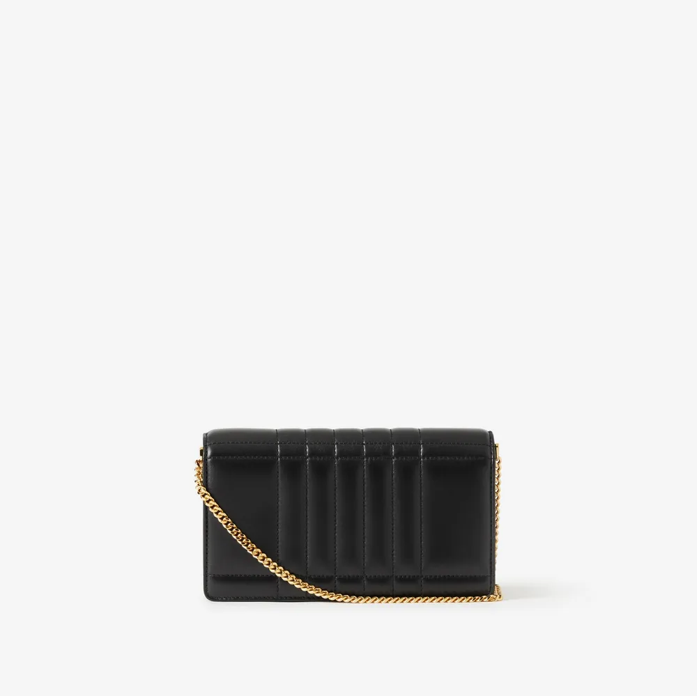 Lola Clutch in Black - Women, Leather | Burberry® Official