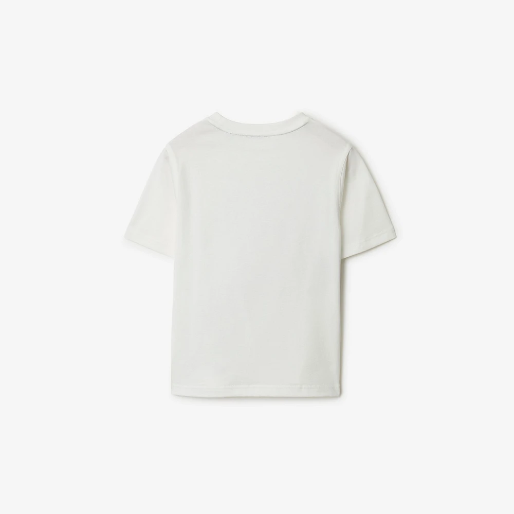 EKD Cotton T-shirt in Salt | Burberry® Official