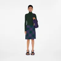 Wool Blend Sweater in Vine - Women, Cashmere | Burberry® Official