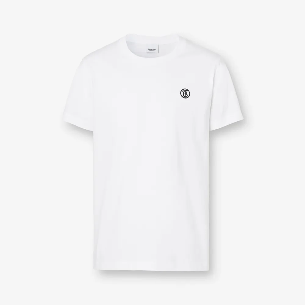 Burberry + Monogram Motif Cotton T-shirt White - Men | Burberry® Official |  Yorkdale Mall