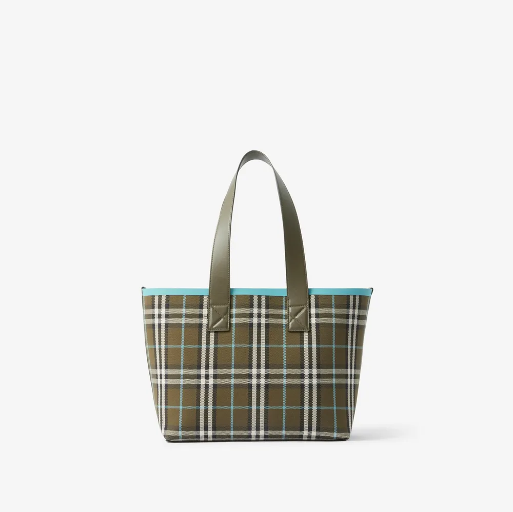 Large London Tote in Briar Brown/black | Burberry® Official