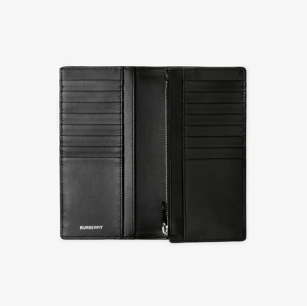 Check Continental Wallet in Archive beige - Men, Canvas | Burberry® Official