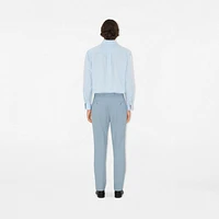 Wool Tailored Trousers in Gale - Men | Burberry® Official