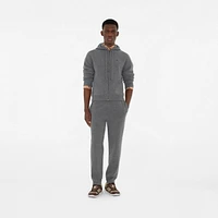 Cashmere Blend Zip Hoodie in Grey - Men | Burberry® Official
