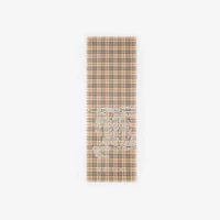 Wide EKD Check Wool Scarf in Sand | Burberry® Official