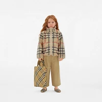 Check Tote in Sand - Children | Burberry® Official