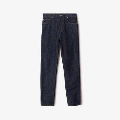Slim Fit Jeans in Denim blue - Men, Cotton | Burberry® Official