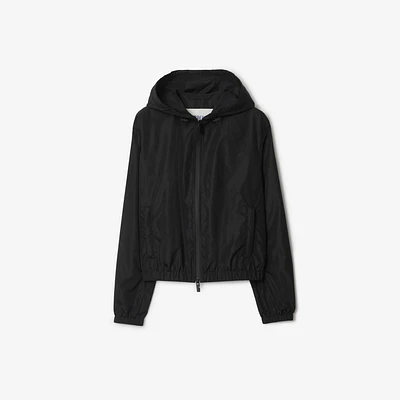 Knight Stamp Nylon Jacket in Black - Women | Burberry® Official