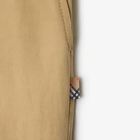 Cotton Chinos in Flax beige - Men | Burberry® Official