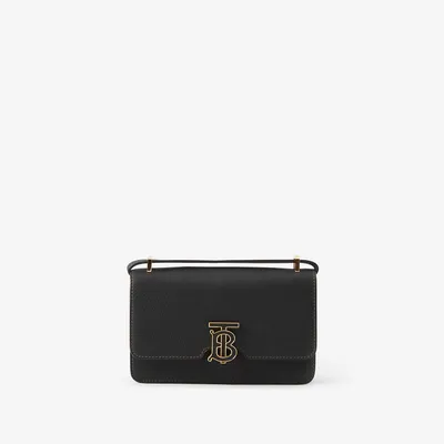 Mini TB Bag in Black - Women, Leather | Burberry® Official