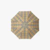 Check Umbrella in Archive beige | Burberry® Official