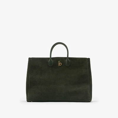 Large Rocking Horse Tote in Loch - Women | Burberry® Official