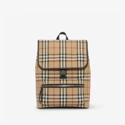 Check Backpack in Archive beige - Children | Burberry® Official