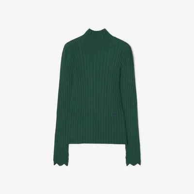 Colourblock Turtleneck Sweater