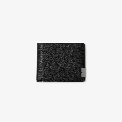 B Cut Slim Bifold Wallet in Black - Men | Burberry® Official