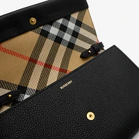 Cotswolds Strap Wallet in Black - Women, Leather | Burberry® Official