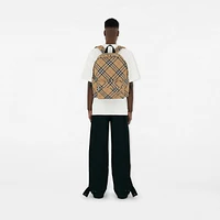 Check Backpack in Sand - Men, Nylon | Burberry® Official