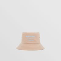 Horseferry Motif Bucket Hat Soft Fawn | Burberry® Official