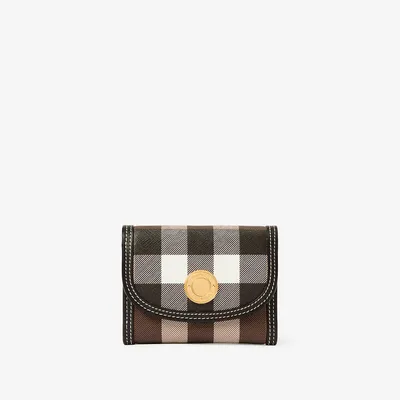 Check motif coin purse by Burberry