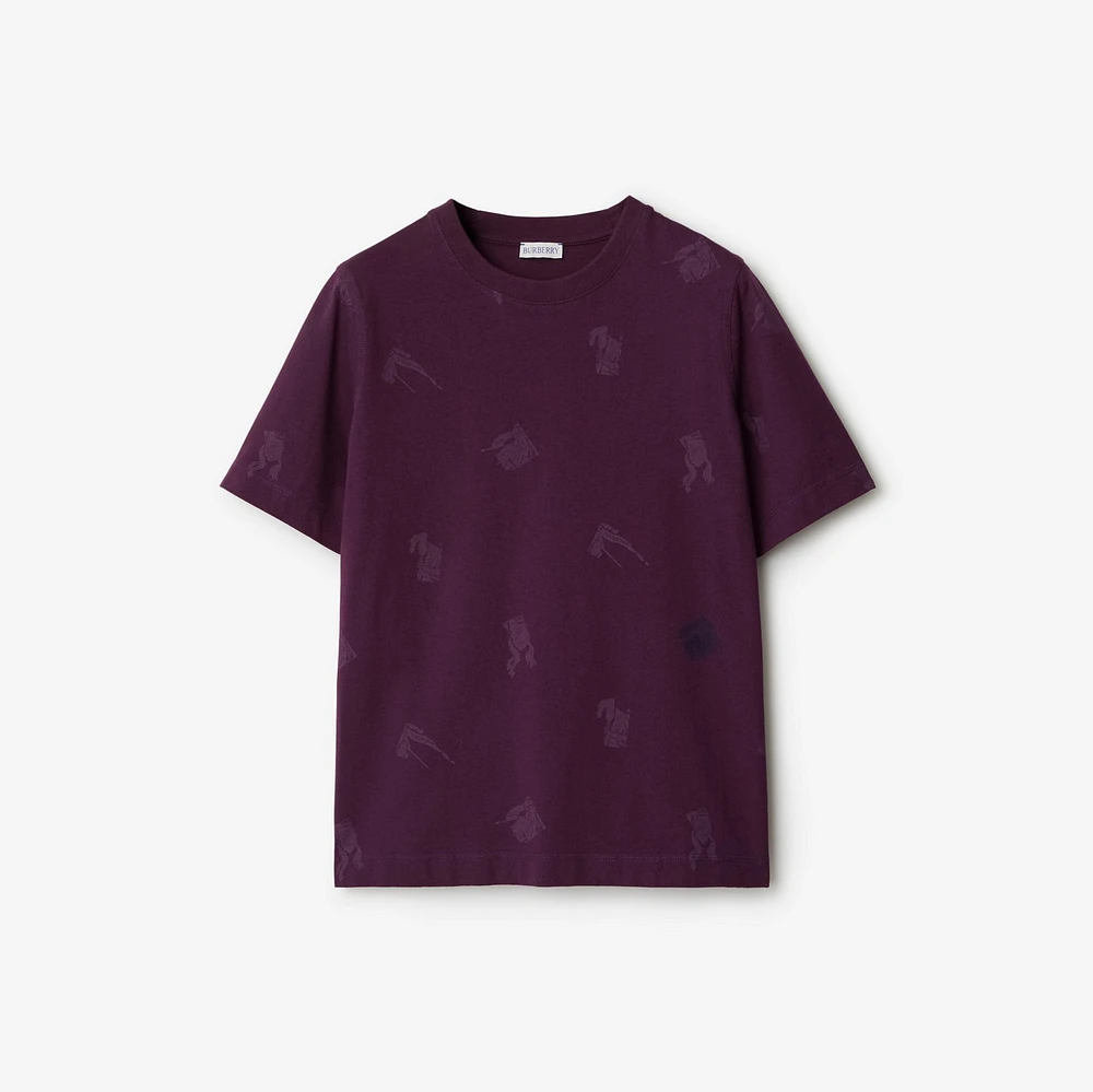 EKD Cotton T-shirt in Pansy - Women | Burberry® Official