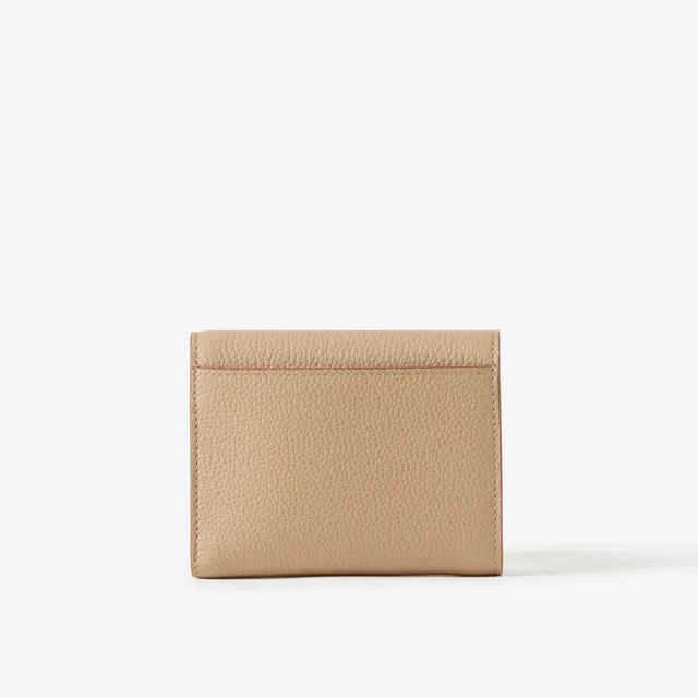 Grainy Leather TB Card Case in Oat Beige - Women | Burberry® Official