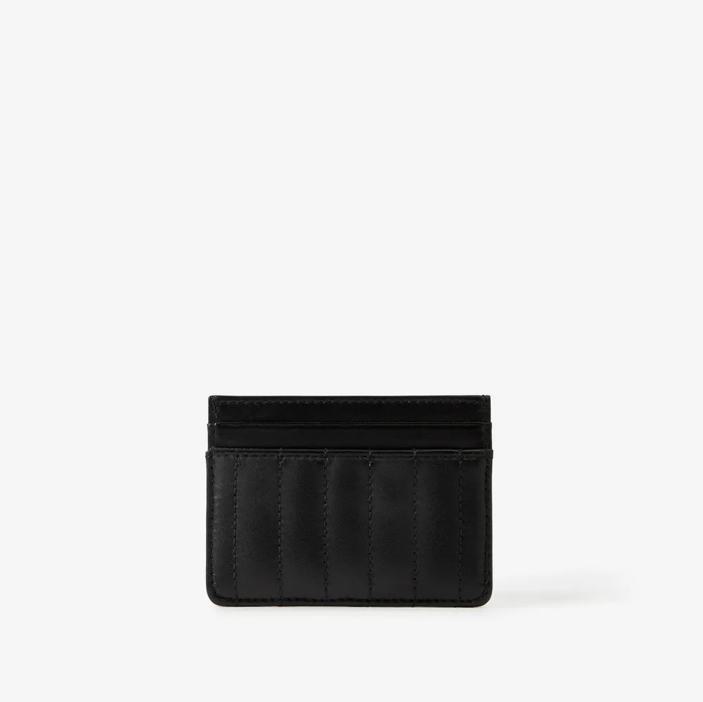 Quilted Leather Lola Zip Wallet in Black/palladium - Women | Burberry®  Official