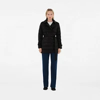 Short Nylon Puffer Coat in Black - Women | Burberry® Official