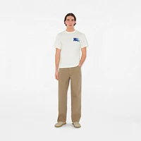 EKD Cotton T-shirt in Chalk - Men | Burberry® Official