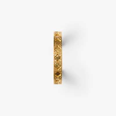 Rose Monogram Cuff in Gold - Women | Burberry® Official