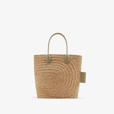 Raffia Tote in Natural - Women | Burberry® Official