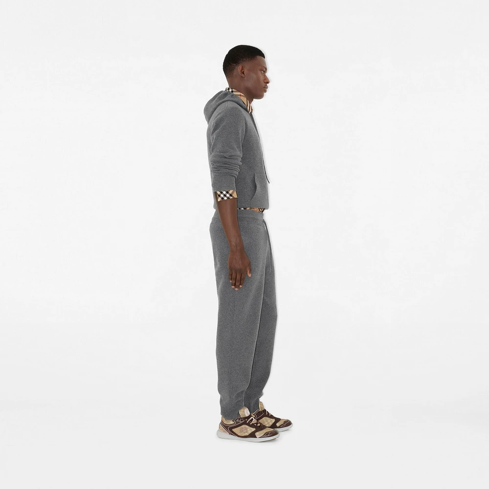 Cashmere Blend Jogging Pants in Grey - Men | Burberry® Official