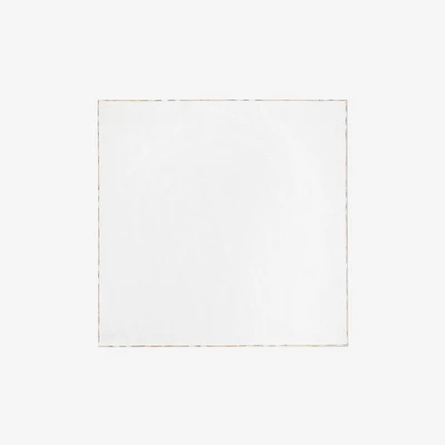 Cotton Baby Blanket in White - Children | Burberry® Official